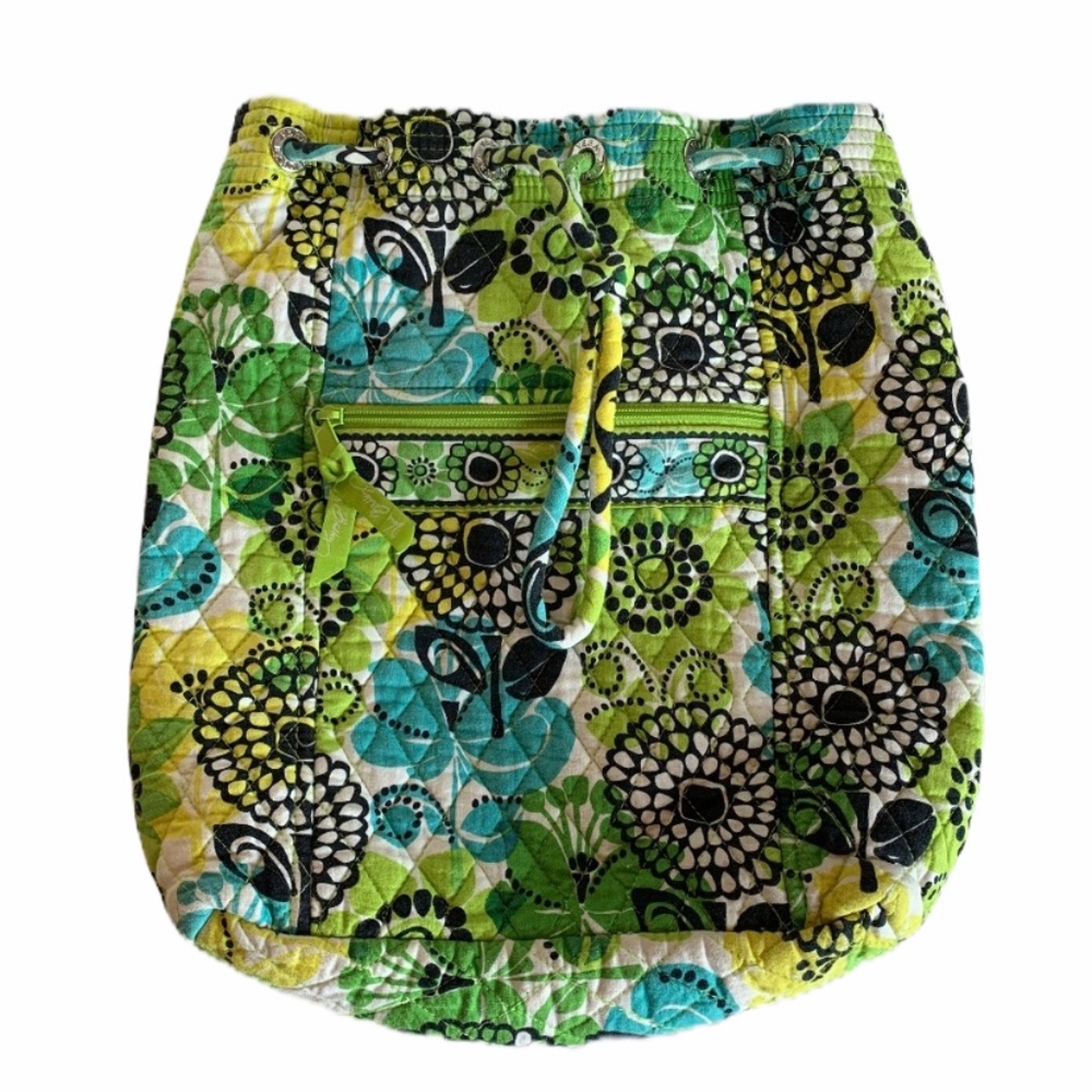 Vera Bradley Limes Up Cinch Backpack